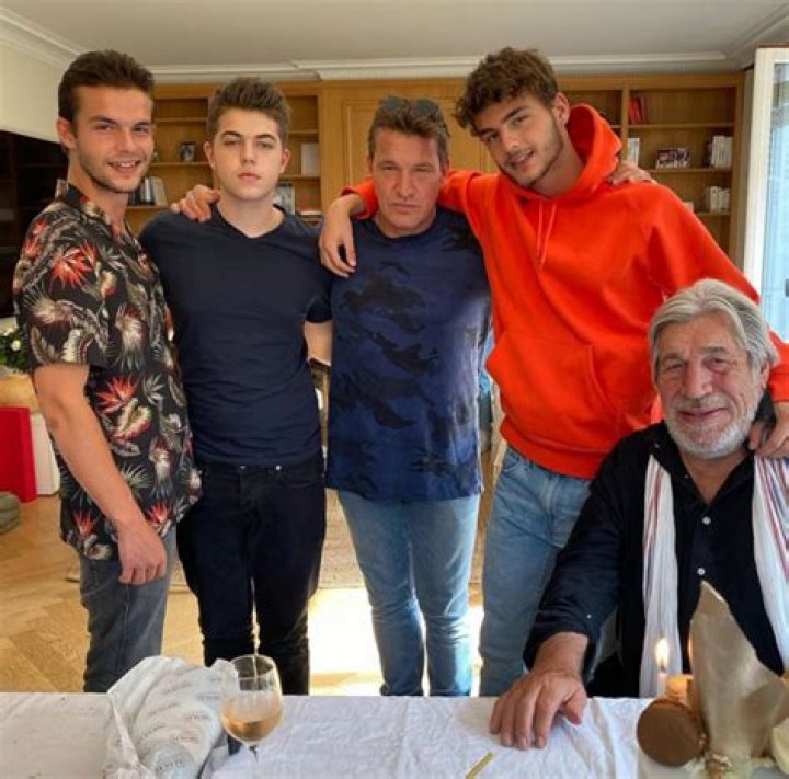 Benjamin Castaldi Et Ses Fils